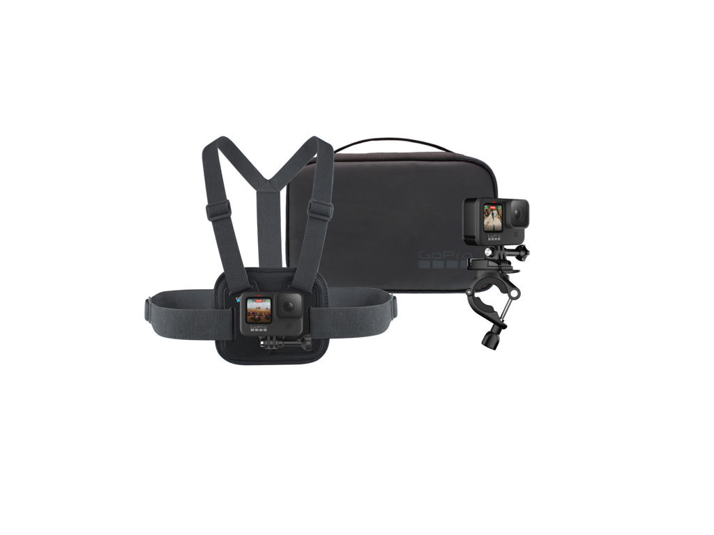 Gopro Sports Kit Med Brystadapter Styradapter Samt Taske