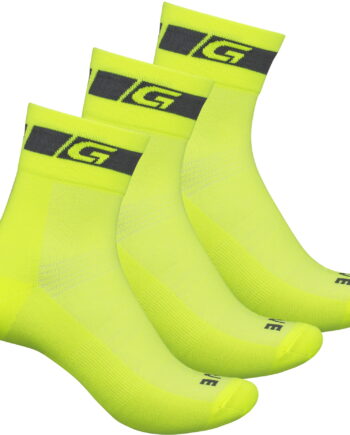 Gripgrab Hi-vis Regular Cut 3pack Hi-vis Gul