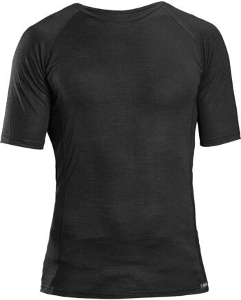 Gripgrab Merino Polyfiber Kortærmet Base Layer Sort