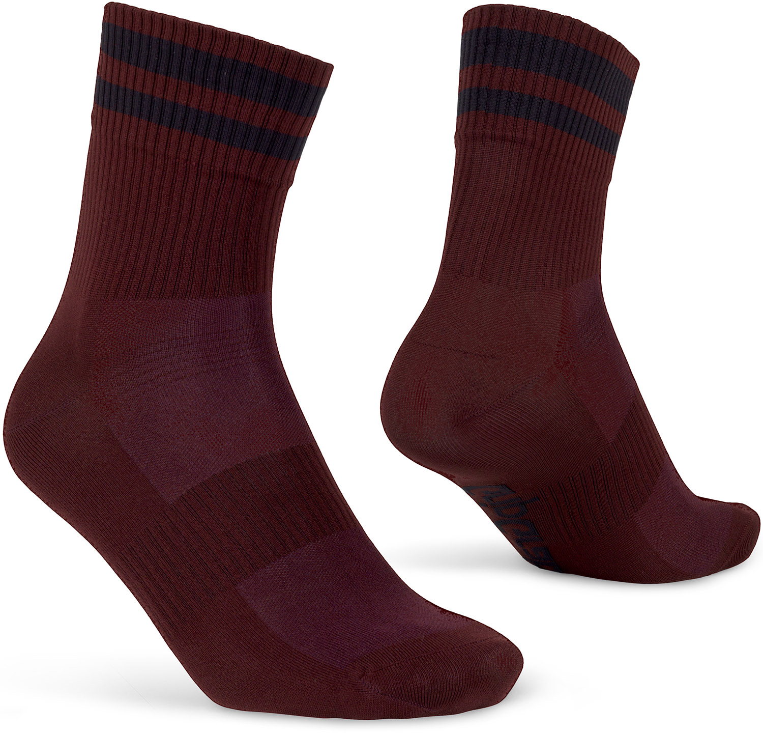 Gripgrab Original Stripes Crew Sokker Rød