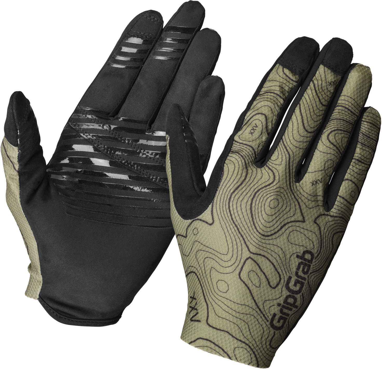 Gripgrab Rebel Langfingret Sommerhandsker Olive Green
