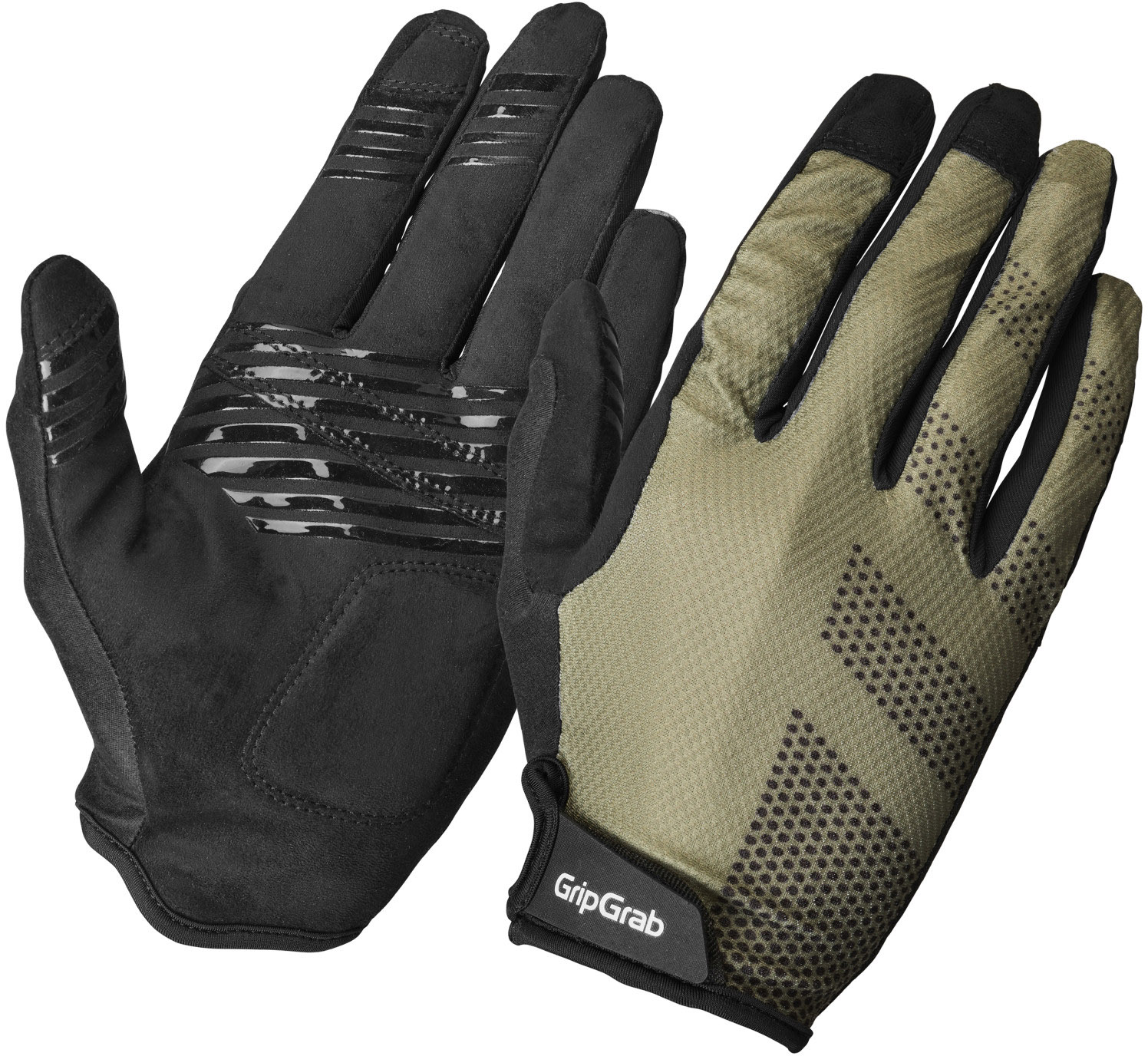 Gripgrab Ride Lite Langfingret Sommerhandsker Olive Green
