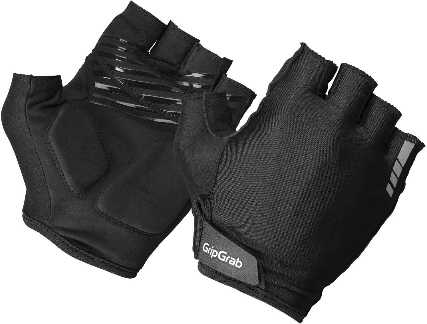 Gripgrab Ride Polstret Kortfingret Sommerhandsker Black