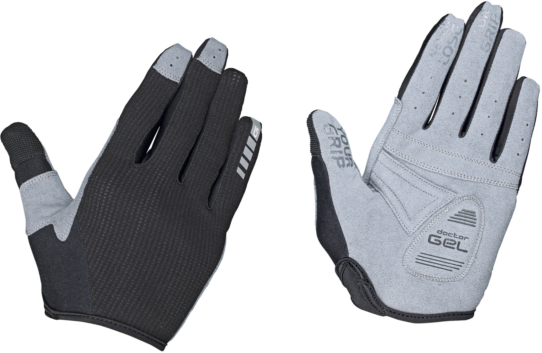 Gripgrab Women X27   Shark Polstret Langfingret Handske Sort