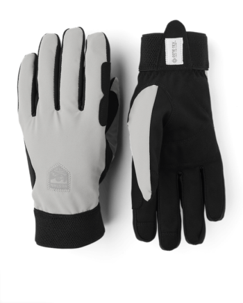 Hestra Windstopper Tracker Cykelhandske Beige Sort  Størrelse:  -small