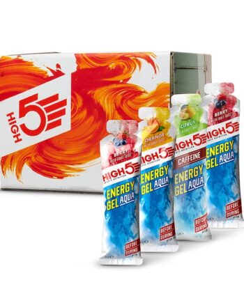 High5â Energyâ Aquaâ Gelsâ Mixedâ Boksâ Medâ 18â Stk   Energyâ Aquaâ Gels     Berry      Orange     Citrus Caff