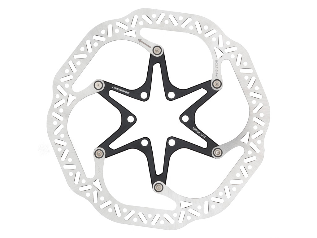 Jagwire Pro Lr1 Rotor -180 Mm Til   Bolt Montering Aluminium