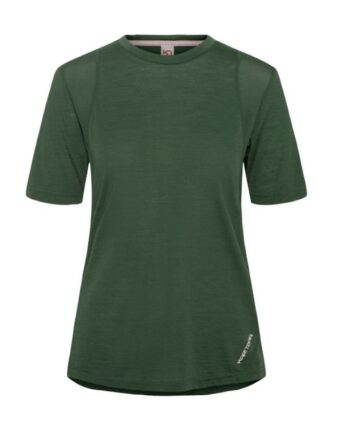 Kari Traa Embla Uld  -shirt Merino Grøn Dame