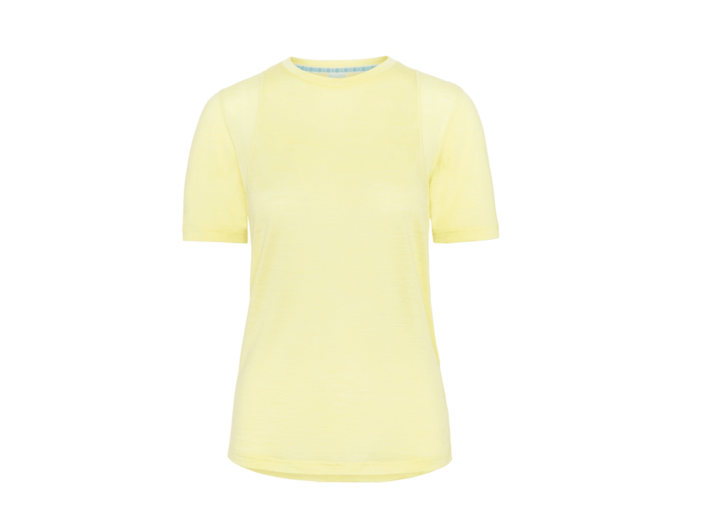 Kari Traa Embla Wool Tee  -shirt Gul Str