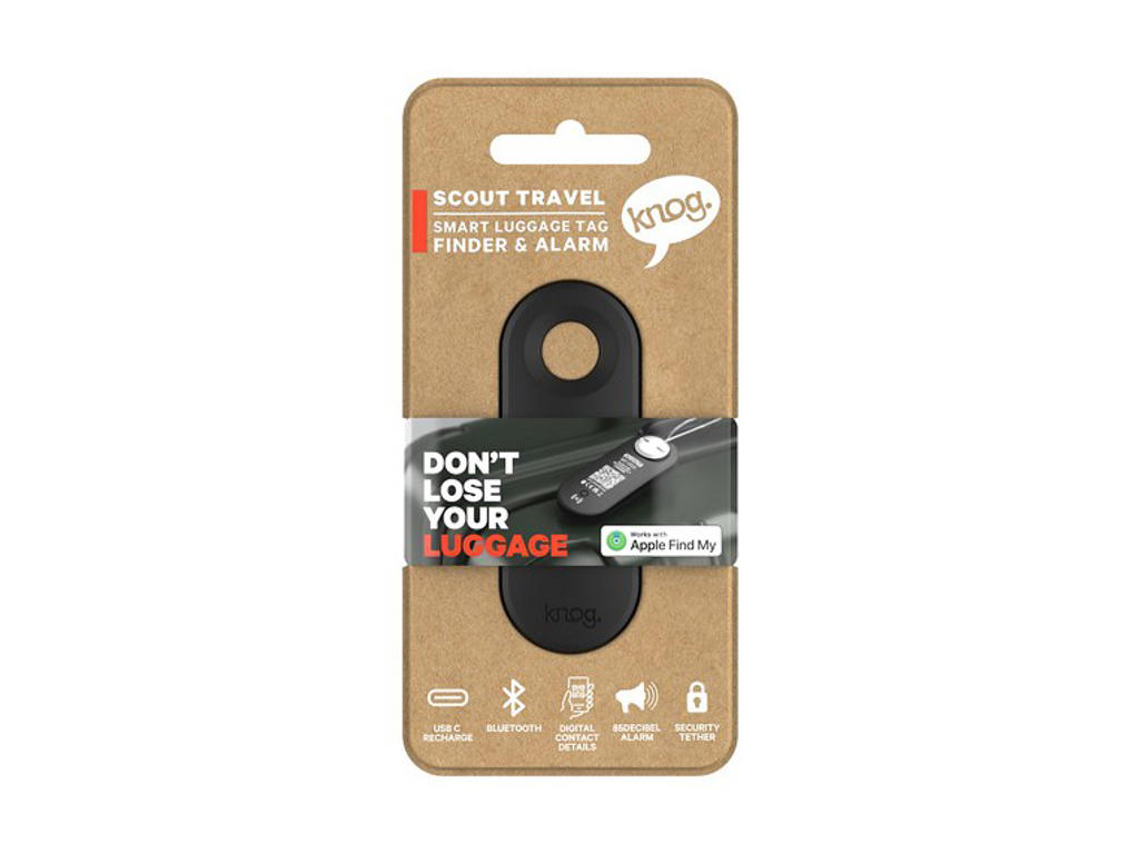 Knog Scout Alarm   Tracker Til Rejsen Sort