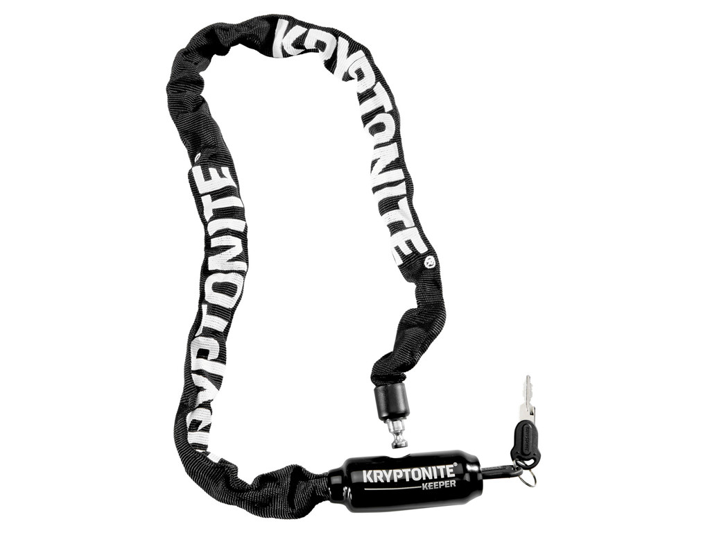 Kryptonite Keeper 585 Kædelås Med Nøgle Nylon Overtræk 5mm   85cm