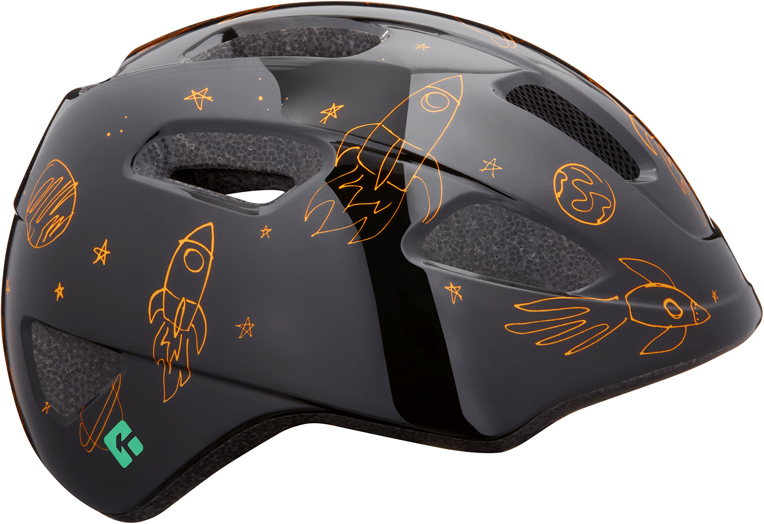 Lazer Pnut Kineticore  Quot Green Buckle Quot  Cykelhjelm Sort