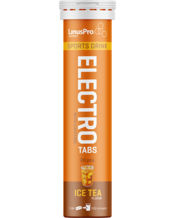 Linuspro Elektrolyt Tabs Ice Tea Med Koffein 20 Tabs