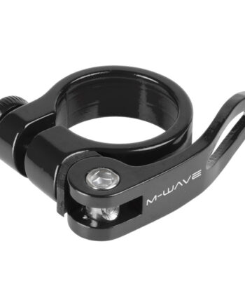 -wave Clampy Qr Sadelrørs Klampe Aluminium Quick Release  Sort Str  31   Mm