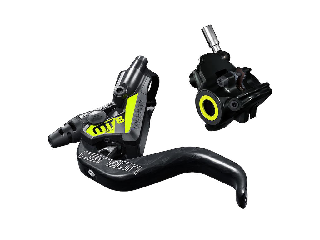 Magura Mt8 Sl Hydraulisk Bremsesæt Flat Mount Front Bag Sort