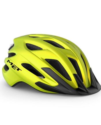 Met Crossover Mips Cykelhjelm   Limegul Metallic Mat     60 64 Cm