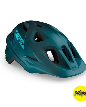 Met Cykelhjelm Echo Mips Petrol Blue Matt Small Medium  52-57 Cm
