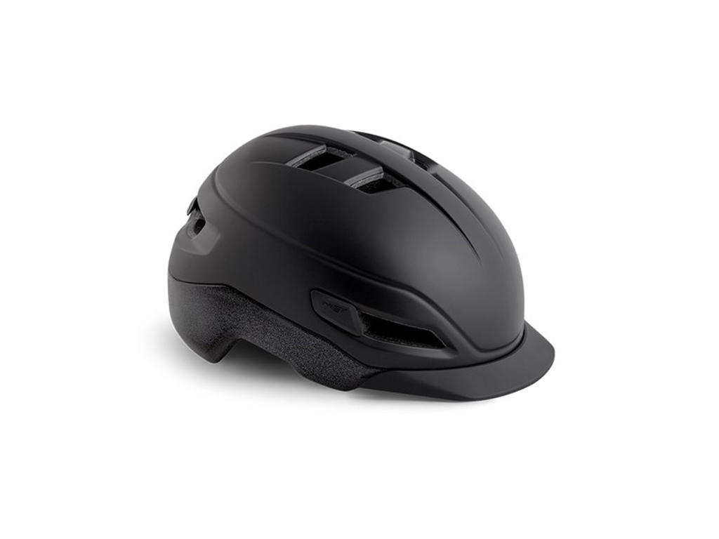 Met Grancorso Cykelhjelm Matsort Str  56-58