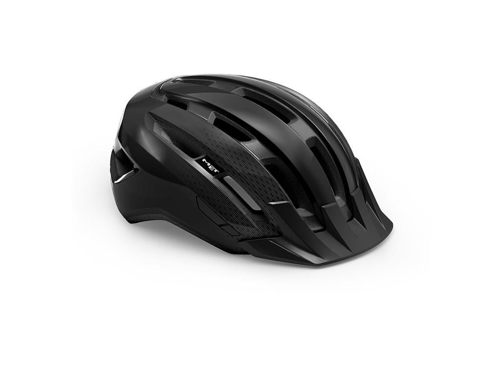 Met Helmet Downtown Black Glossy 58-61 Cm