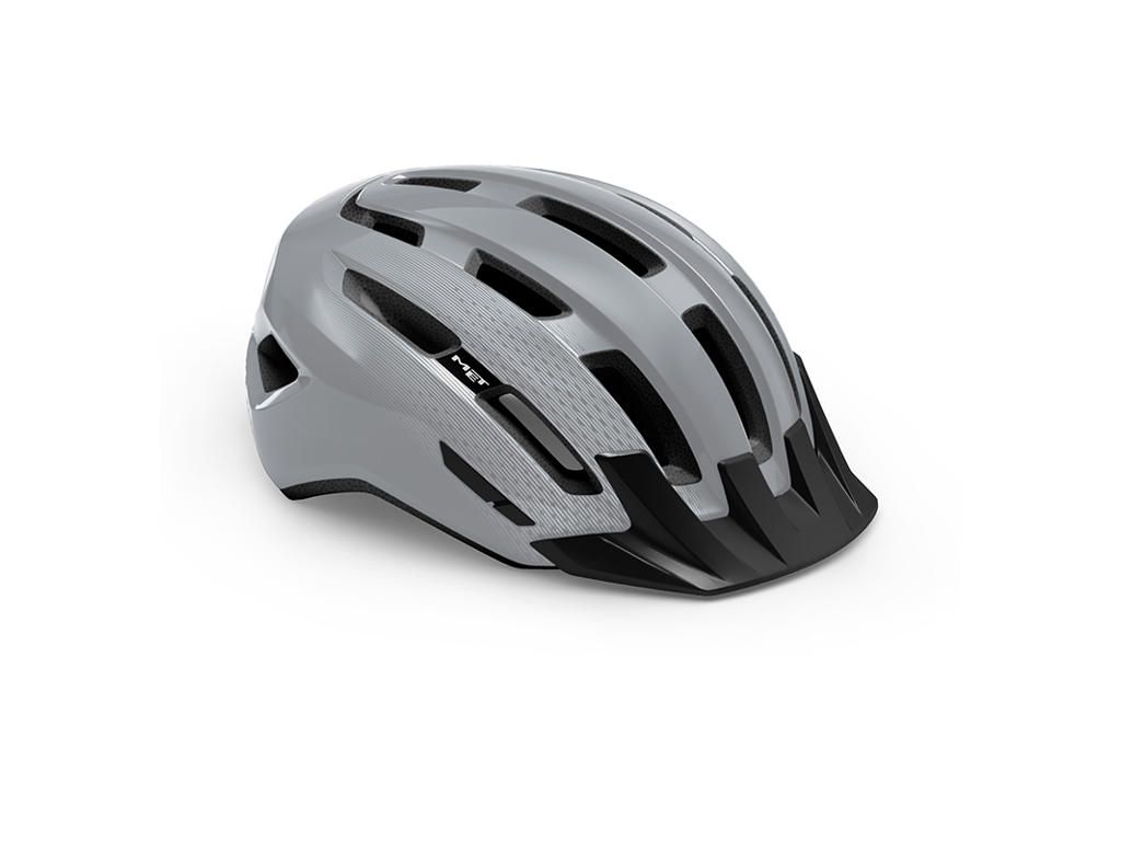Met Helmet Downtown Grey Glossy 52-58 Cm