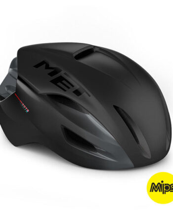 Met Manta Mips Aero Cykelhjelm Mat Sort Str  52-56 Cm