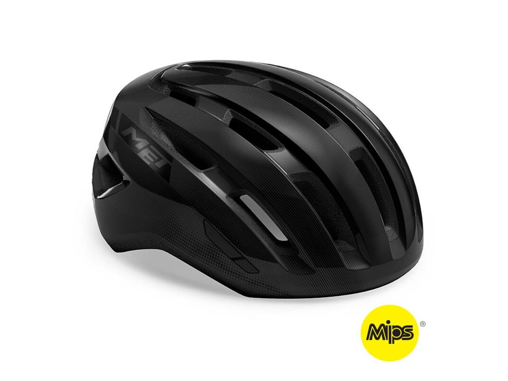 Met Miles Mips Cykelhjelm Crossover Sort Str  52-58 Cm