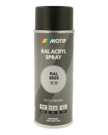 Motip Ral 9005 Lak Matt Deep Black