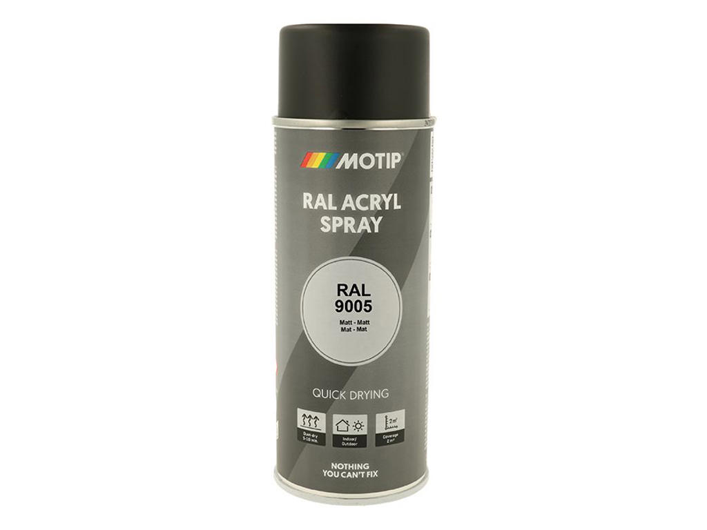Motip Ral 9005 Lak Matt Deep Black
