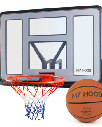 My Hood  Basketkurv På Plade Med Vægbeslag Inklusiv Bold