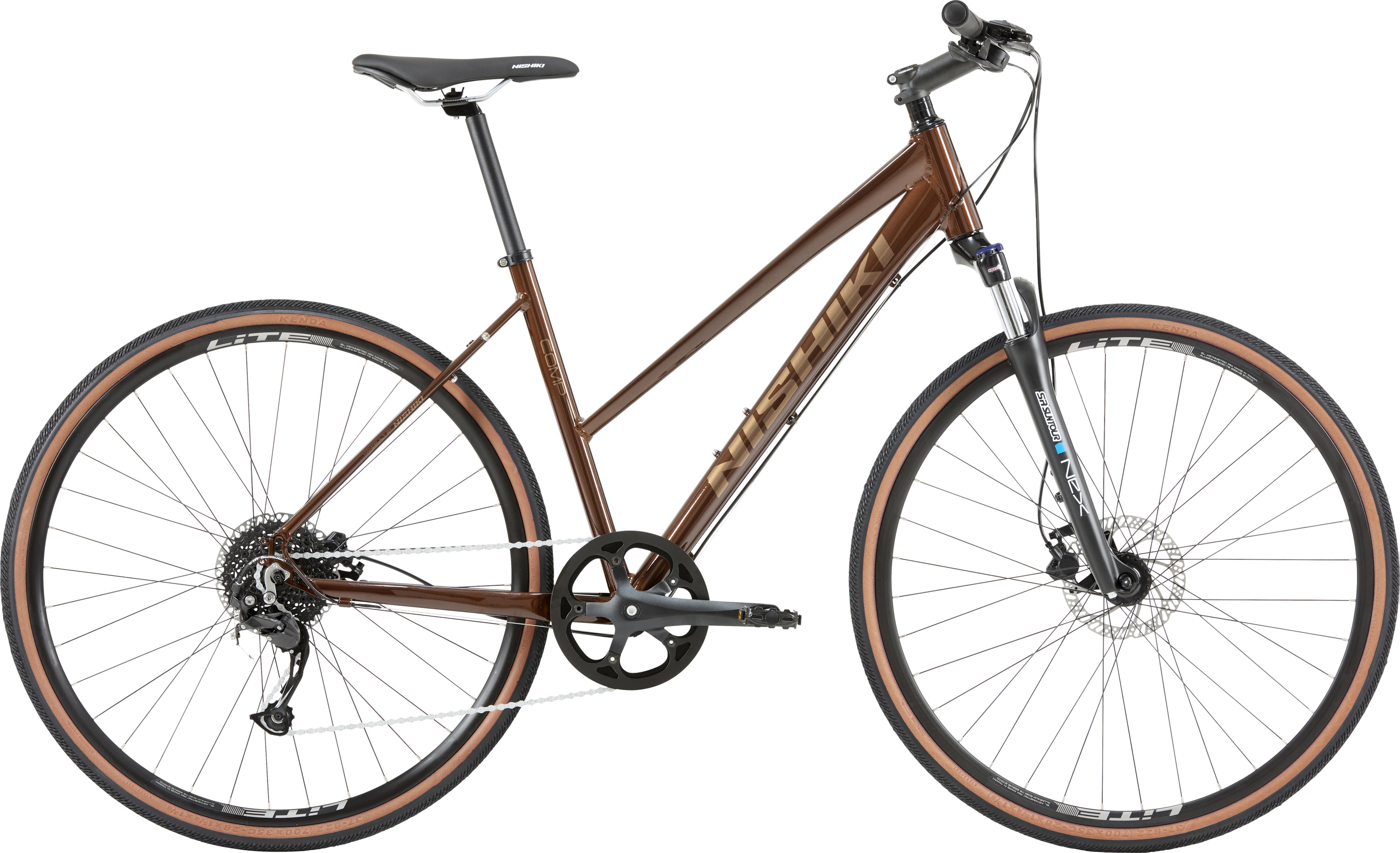 Nishiki Comp -nine Dame 9g 2026 Brun