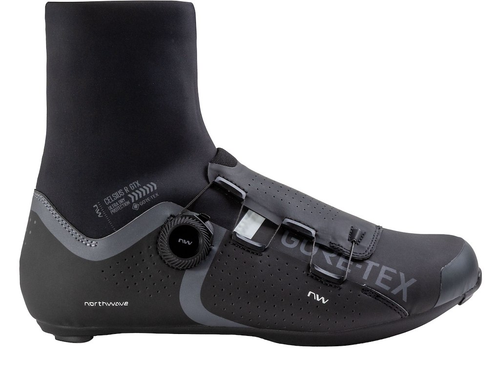 Northwave Celsius   Gtx Cykelsko Road Herre Sort Mørkgrå Str  41