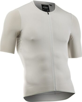 Northwave Essence Evo Jersey Cykeltrøje Korte ærmer Herre Light Grey Str