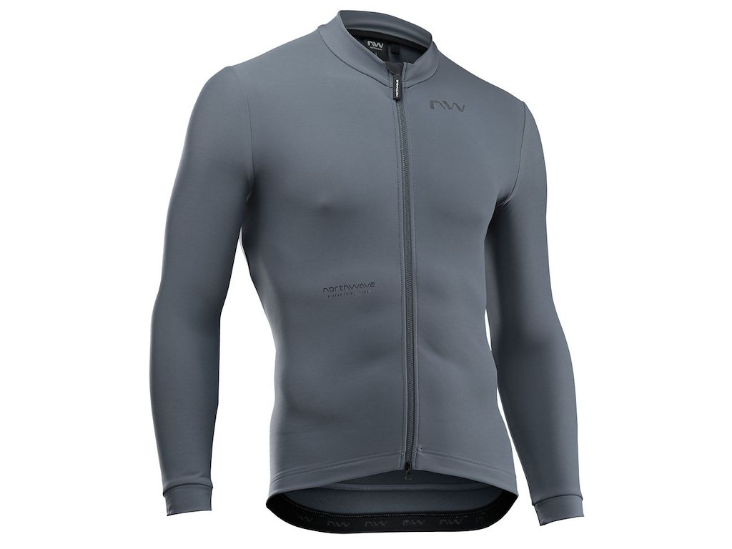 Northwave Extreme Thermal Cykeltrøje Med Lange ærmer Herre Shark Grå Str