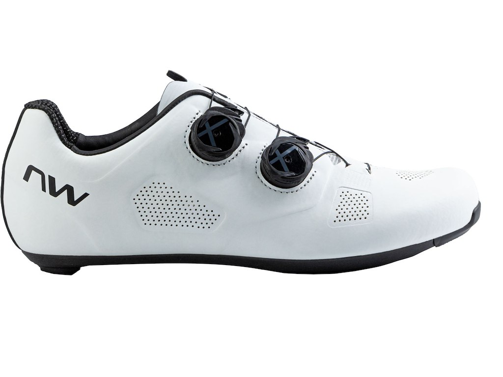 Northwave Revolution Cykelsko Hvid Sort Str  50