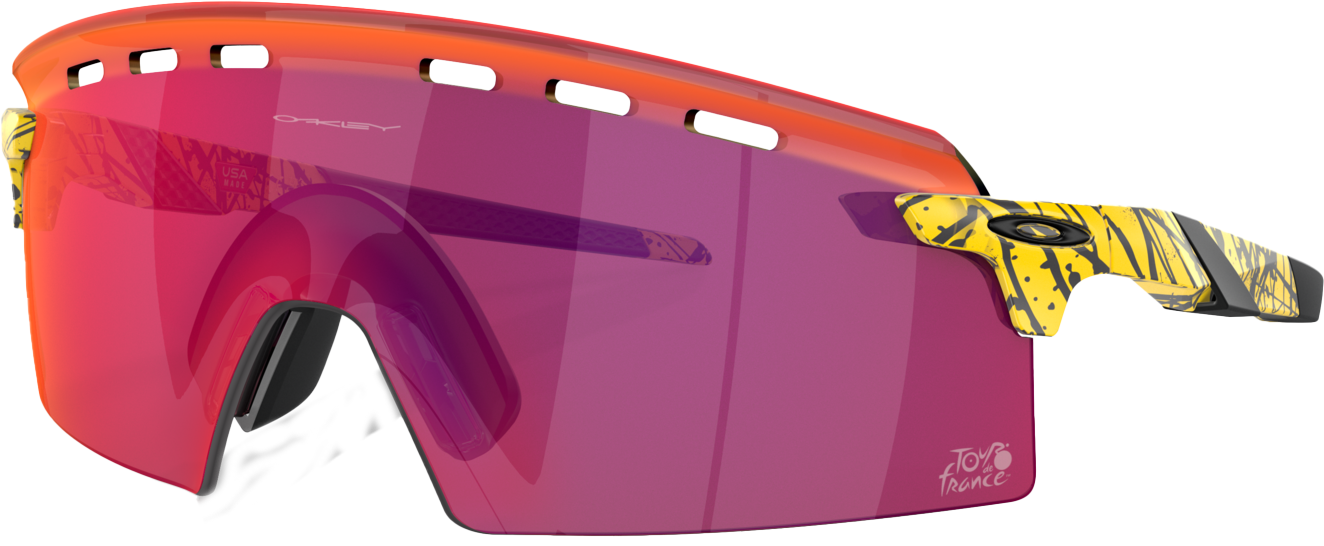 Oakley Encoder Strike Vented Prizm Road   Tdf Splatter