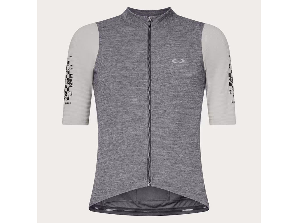 Oakley Off Grid Cykeltrøje Korte ærmer Sort Grå Hvid Herre