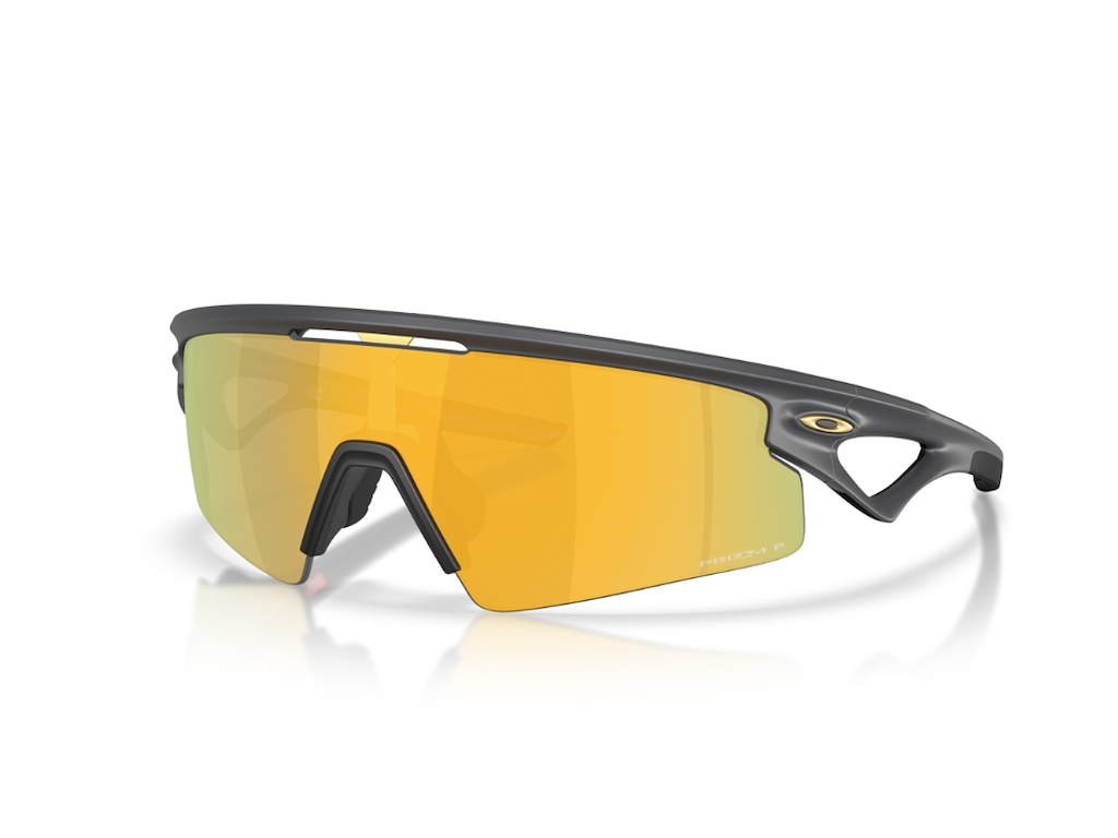 Oakley Sphaera Strike Cykelbriller Matte Carbon Prizm 24k Polarized