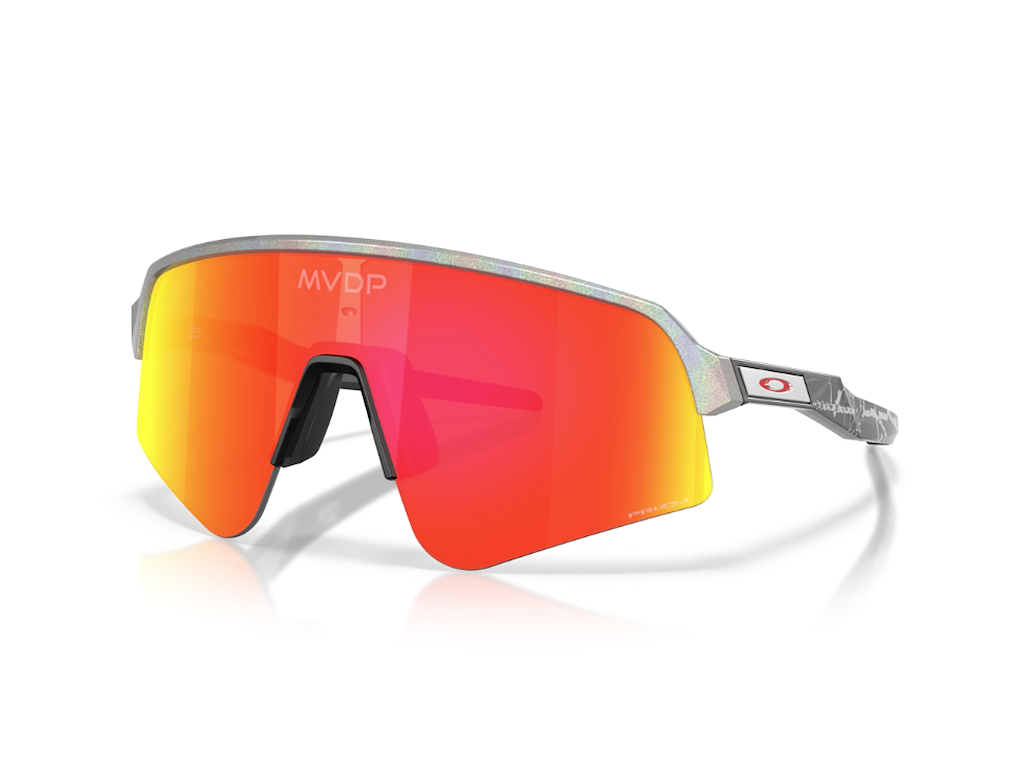 Oakley Sutro Lite Sweep Mathieu Van Der Poel Signature Series Cykelbriller Space Dust Prizm Ruby