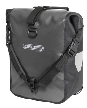 Ortlieb Front-roller Classic Cykeltasker Grå Sort 25 Liter