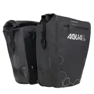 Oxc Oxford Cykeltaske Aqua   Double Qr 16lx2 Black Cykeltaske