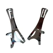 Oxc Oxford Tåklamper Og Remme Silver  Pair  Cykelreservedele