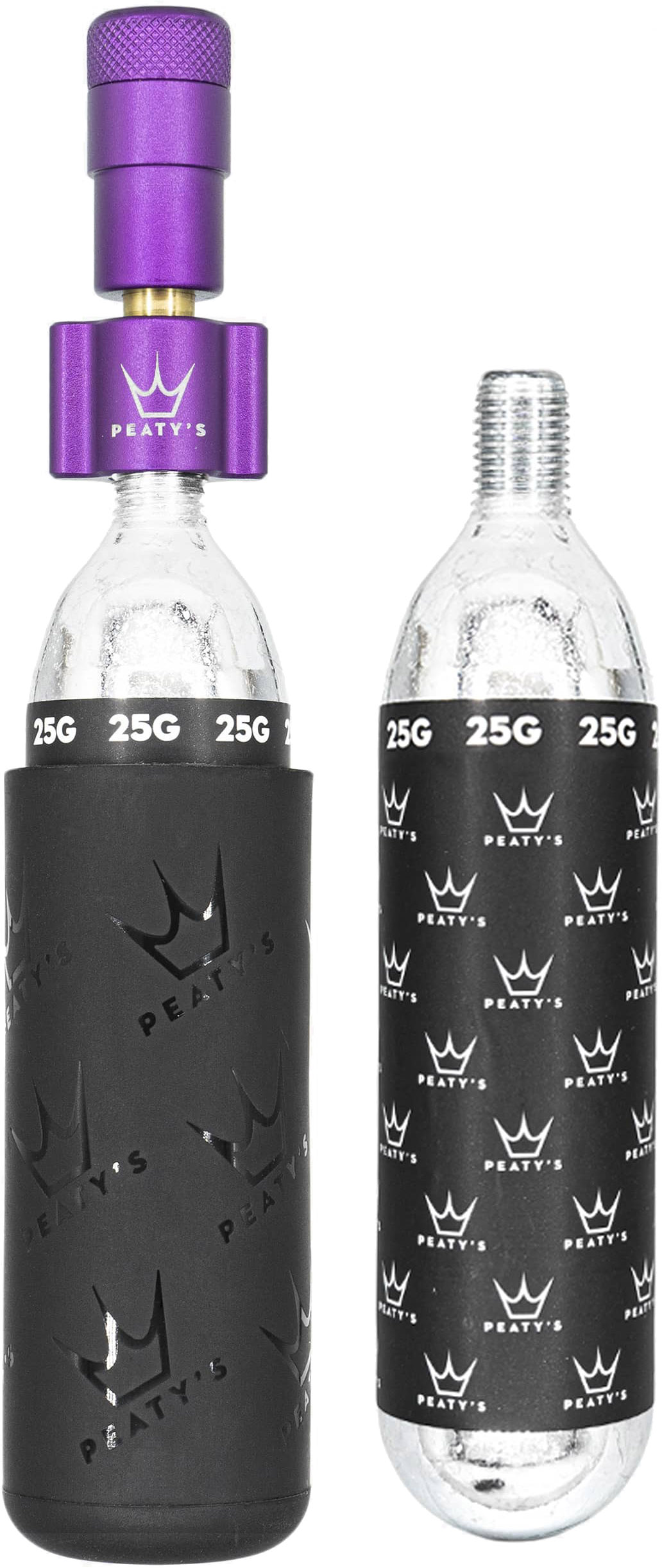 Peaty X27 Holeshot Co2 Inflator 25g Violet