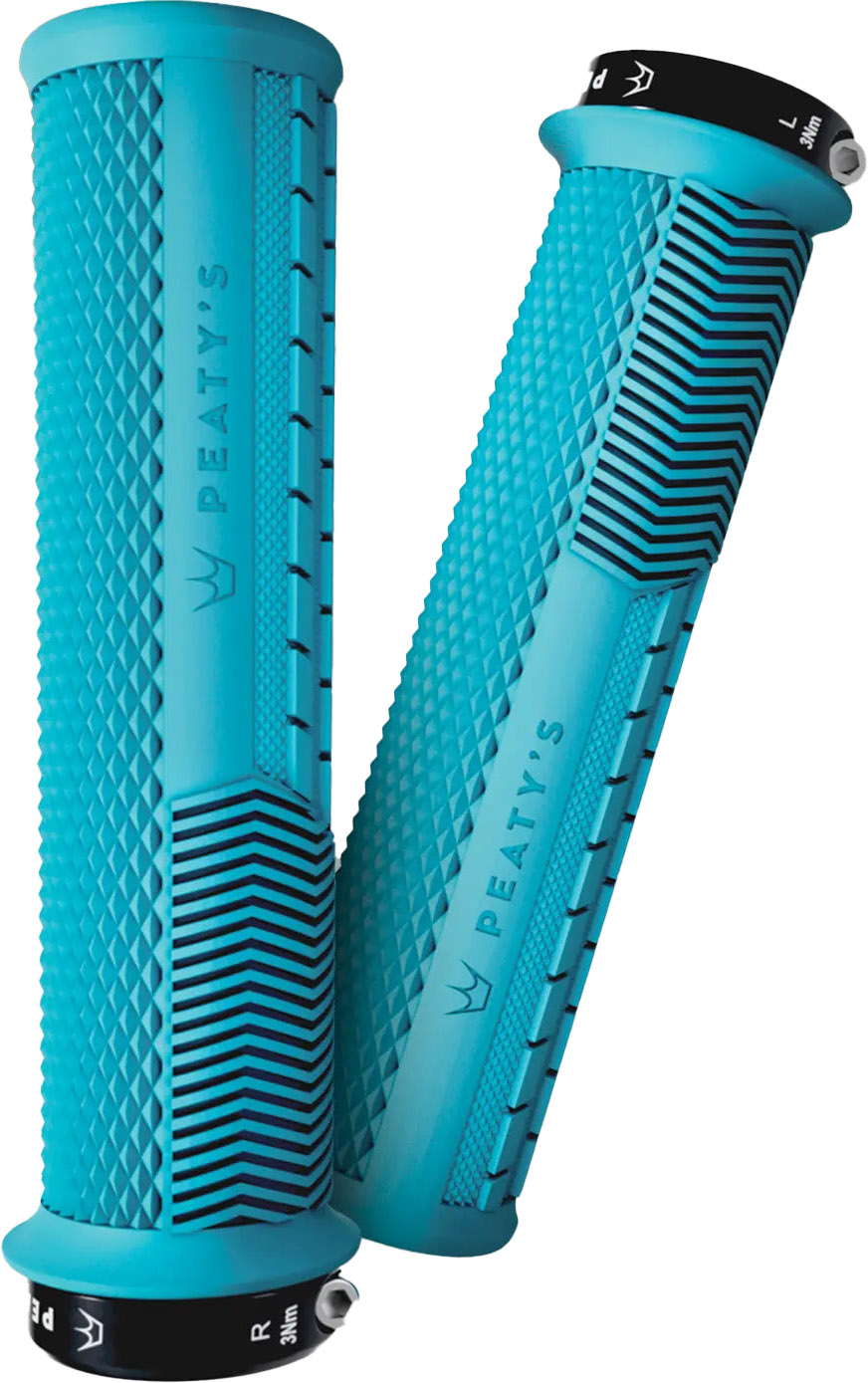 Peaty X27   Monarch Grip Knurl Thick Turquoise