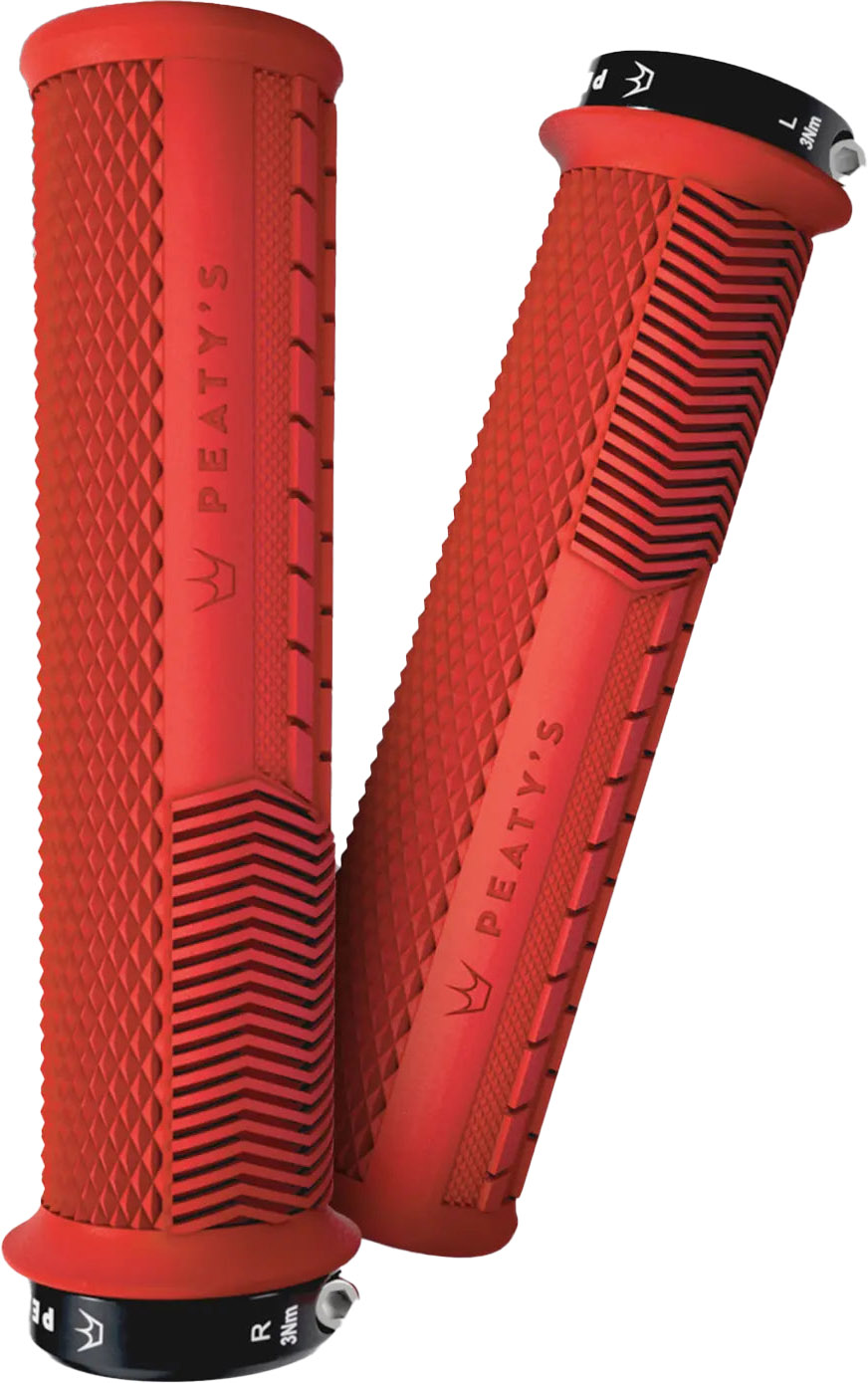 Peaty X27   Monarch Grip Knurl Thin Red