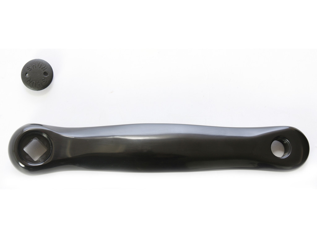 Pedalarm Venstre Aluminium 170 Mm Lang Sort