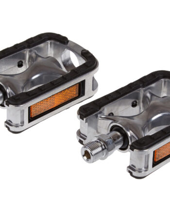 Pedaler   Aluminium Non Slip Sølv Med Gummi