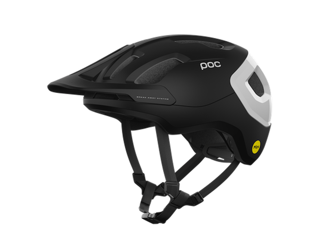 Poc Axion Race Mips Cykelhjelm Uranium Black Matt Hydrogen White Str  51-54 Cm