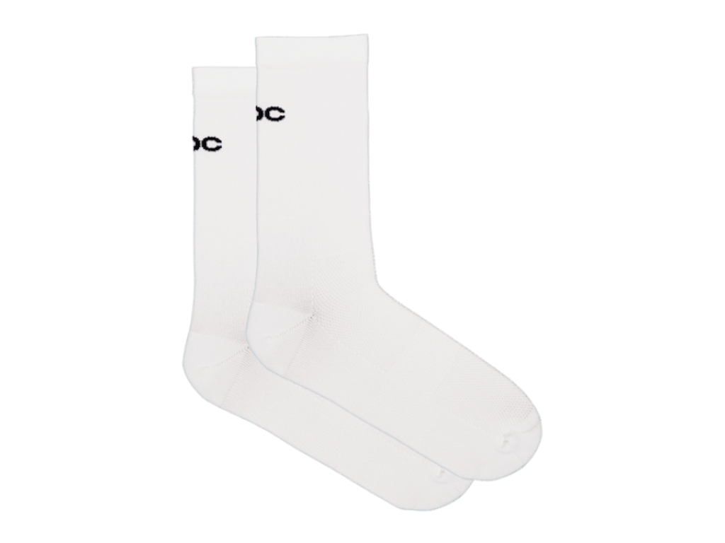 Poc Cadence Road Long Sock Cykelstrømper Hydrogen White Str   -large 46-48