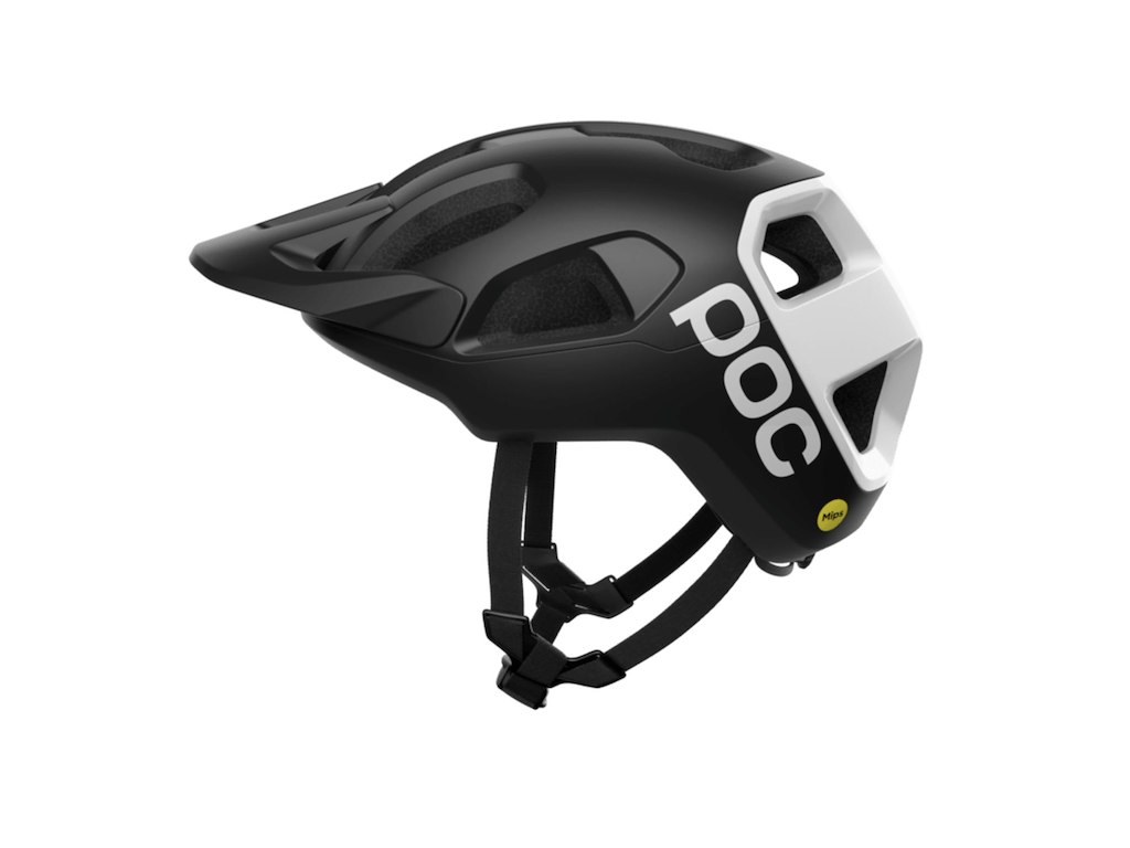 Poc Cularis Cykelhjelm Uranium Black Matt Hydrogen White    Logo Str    55-58
