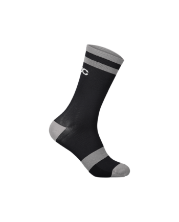 Poc Lure Mtb Lange Cykelstrømper Uranium Black Granite Grey  Skostørrelse: 43-45